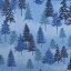 生地 クリスマスプリント もみの木冬景色/シーチング(DX10449S) C.ネイビー (M)_1f_ 121円
