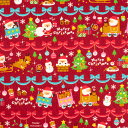 \期間限定10%OFF/ 生地 クリスマスプリント ボーダー/シーチング(AP45102) 2B.赤 09Ae99_