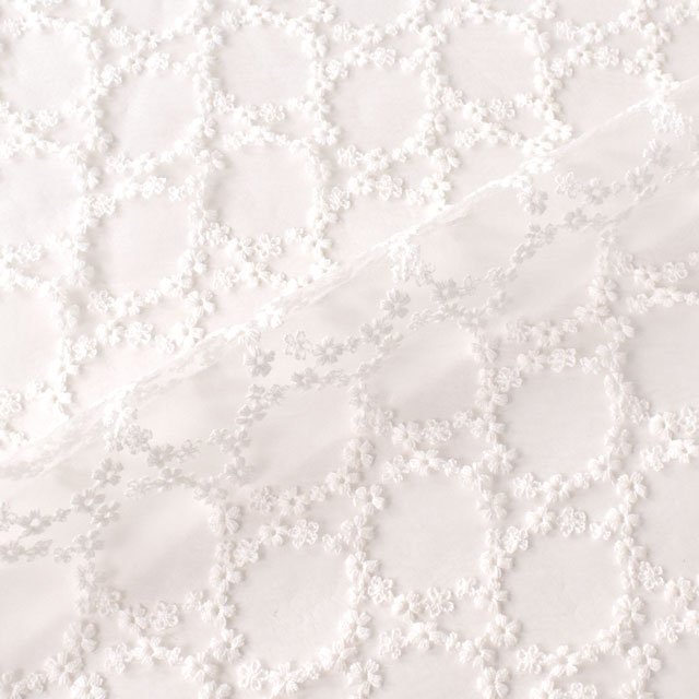 生地 エンゼレース（MU599） 2890.白 10Ac04_