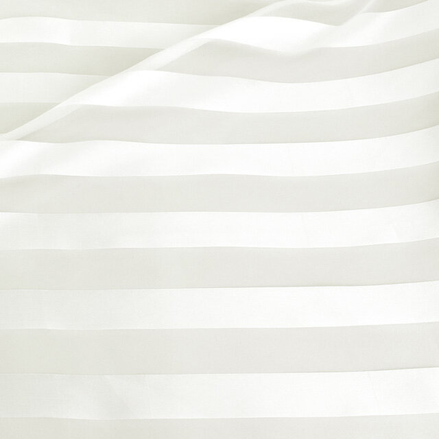 生地 ボーダーオーガンジー（167-162-2） OW.オフホワイト 10Bg10_