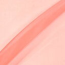\期間限定20%OFF/ 生地 ポリエステルオーガンジー(2440) 105.サーモンピンク 10Bg11_