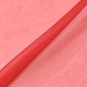 \期間限定10%OFF/ 生地 ポリエステルオーガンジー(2440) 412.ターキーレッド 10Bg10_