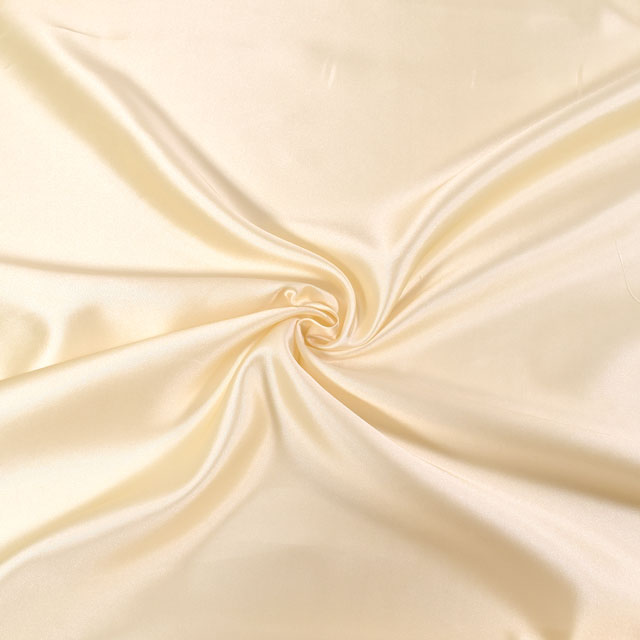 サテン生地 ミカドシャンブレー（100184） 1.クリーム 10Ae08_