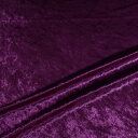 \期間限定10%OFF/ 生地 クラッシュベロア(GD3300) 276.濃い紫 10Bm18_