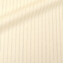 \期間限定10%OFF/ ウール生地 60トロピカル ストレッチストライプ(206054) 17.アイボリー 09Cs42_