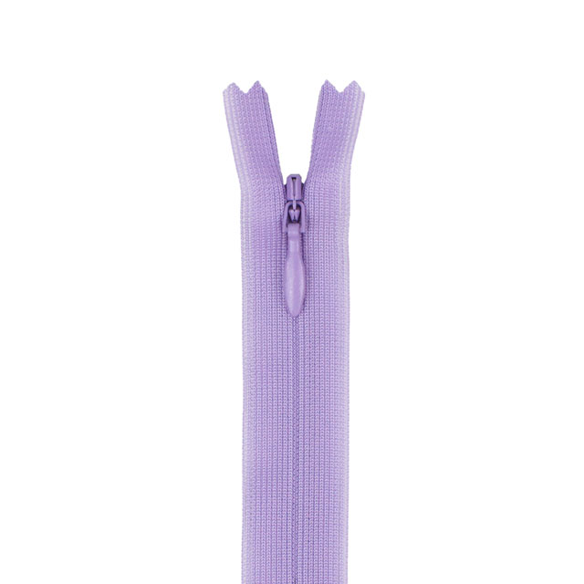 YKK コンシールファスナー 止め（2cc） 70cm 553.ライトパープル 08Co99_