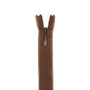 YKK コンシールファスナー 止め(2cc) 70cm 568.ホットチョコレート 08Co99_