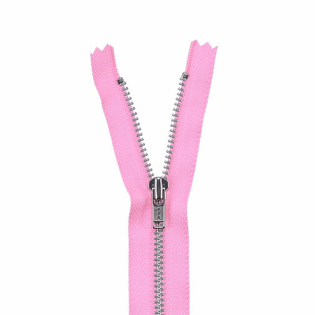 YKK メタルファスナー YZiP（3Y DA C） シルバー 止め 20cm 513.ライトピンク (H)_6b_