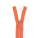 YKK メタルファスナー YZiP(3Y DA C) シルバー 止め 30cm 523.オレンジ 08Co99_