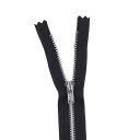 YKK メタルファスナー YZiP(3Y DA C) シルバー 止め 30cm 580.黒 08Co99_(3)