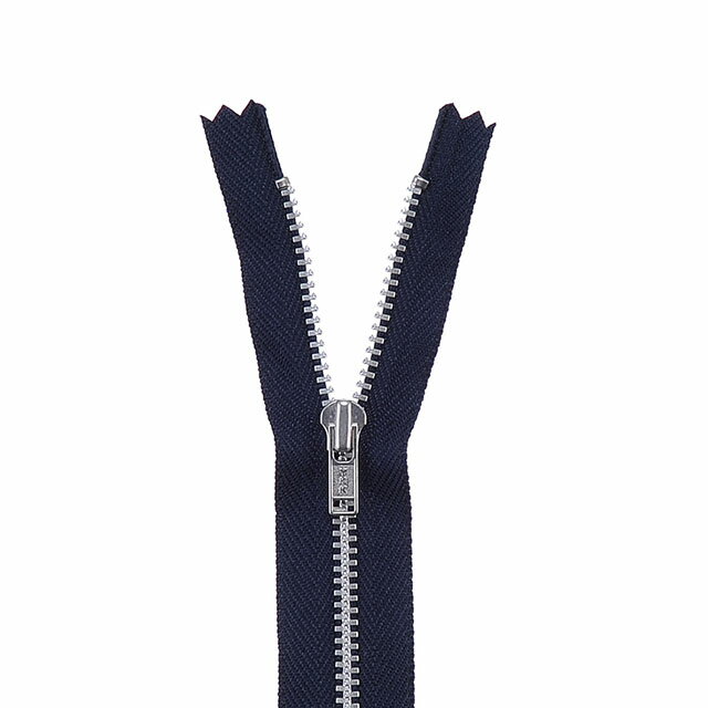 YKK メタルファスナー YZiP(3Y DA C) シルバー 止め 30cm 960.紺 08Co99_