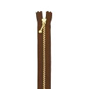 YKK メタルファスナー(3G DNDBL C) ゴールド 止め 20cm 625.ミルクチョコ 08Co99_