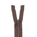 \期間限定20%OFF/ YKK メタルファスナー(4GKB DA OP) アンティークゴールド オープン 100cm 569.ブラウン 08Co99_