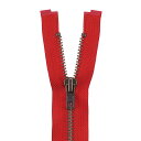 \期間限定20%OFF/ YKK メタルファスナー(7GKB DA OP) アンティークゴールド オープン 100cm 519.スカーレット 08Co99_