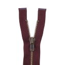 \期間限定20%OFF/ YKK メタルファスナー(7GKB DA OP) アンティークゴールド オープン 100cm 864.マルーン 08Co99_