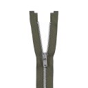 \期間限定20%OFF/ YKK メタルファスナー YZiP(3Y DA OP) シルバー オープン 60cm 566.モスグリーン 08Co99_