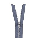 \期間限定20%OFF/ YKK メタルファスナー YZiP(3Y DA OP) シルバー オープン 60cm 578.コンクリート 08Co99_