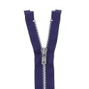 \期間限定20%OFF/ YKK メタルファスナー YZiP(4Y DA OP) シルバー オープン 60cm 915.ナスムラサキ 08Co99_