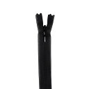 YKK コンシールファスナー 止め(2cc) 80cm 580.黒 08Co99_