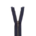 YKK メタルファスナー(3GKB DA OP) アンティークゴールド オープン 100cm 169.ディープネイビー 08Co99_