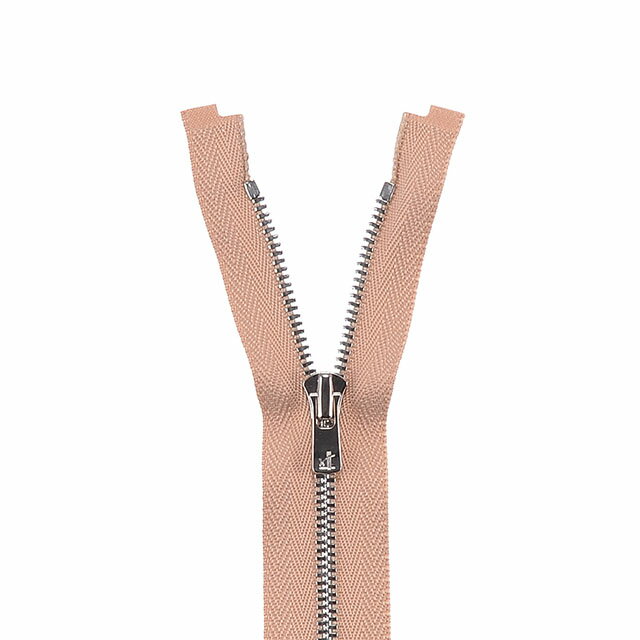 ＼期間限定20%OFF／ YKK メタルファスナー エクセラ（3SGWP DA2E OP） シルバー オープン 100cm 127.バフ 08Co99_