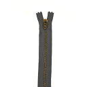YKK ジーンズ用ファスナー ワイジップ 止め(3YG-KBGS-C) 20cm アンティークゴールド 301.ダークグレー 08Co99_