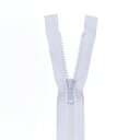 YKK 3ビスロンファスナー(3VS DA MR) 逆開オープン 100cm 501.白 08Co99_(3)