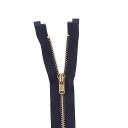 \期間限定20%OFF/ YKK メタルファスナー エバーブライト(3MGP DA OP) ゴールド オープン 100cm 169.ディープネイビー 08Co99_