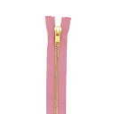\期間限定20%OFF/ YKK メタルファスナー エバーブライト(5RGP DA OP) ゴールド オープン 60cm 070.オールドローズ 08Co99_