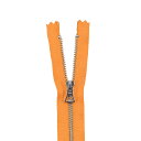 YKK メタルファスナー(3MN DFWF C) シルバー 止め 20cm 846.パンプキン 08Co99_
