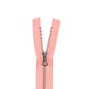 YKK メタルファスナー(3MN DFWF C) シルバー 止め 30cm 812.フラミンゴピンク 08Co99_