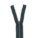 \期間限定20%OFF/ YKK メタルファスナー(3GKB DA C) アンティークゴールド 止め 30cm 890.ボトルグリーン 08Co99_(3)