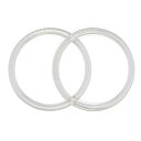 持ち手 プラスチックリング(P273-LL-CR) 特大約170mm 透明 2本組入 08Cl99_