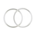 \期間限定20%OFF/ 持ち手 プラスチックリング(P273-L-CR) 大約130mm 透明 2本組入 08Cl99_