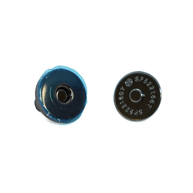 マグネットボタン ハマナカ マグネット付丸型ホック（206-043-2） 黒メタ 14mm 06Bm99_