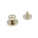 \期間限定10%OFF/ 金属パーツ ネジ式ギボシ(G-15) 頭径9mm S.シルバー 08Cl99_