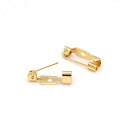 アクセサリーパーツ コサージュピン(F-157-G) 16mm G.ゴールド 2個入 06Af99_