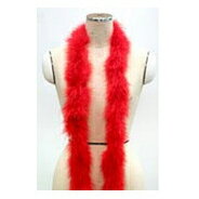 羽根 マラボーショール 中（F902） 8.赤 07Bj99_