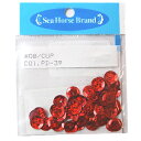 \期間限定10%OFF/ ホログラムスパンコール 亀甲型(8cup) 8mm PD-39.赤 06Ad99_