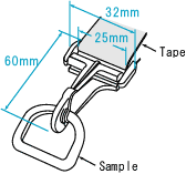 Nifco-ニフコ- プラスチックパーツ ナスカン（SH25） 25mm幅テープ用 1個入 (H)_4a_ 2