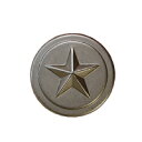 \期間限定10%OFF/ スターメタルボタン(MA-1461) 20mm HN.シルバー 08Bg99_