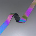 LIGHT FORCE(R) オーロラリフレクターテープ 25mm(LFUC9000-250BK) ブラック 08Be19j