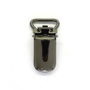 サスペンダー用金具 ダイヤクリップ(MIDC15T) 15mm幅テープ用 BN.ブラックニッケル 08Bk99_