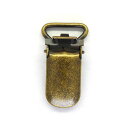 サスペンダー用金具 ダイヤクリップ(MIDC15T) 15mm幅テープ用 I.イブシ 08Bk99_
