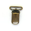 サスペンダー用金具 ダイヤクリップ(MIDC21T) 21mm幅テープ用 I.イブシ 08Bk99_