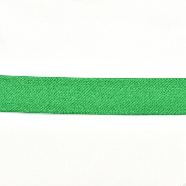 ゴムテープ 綾織ゴム カラー（HRR0006） 25mm 35.ライトグリーン 08Bj99_