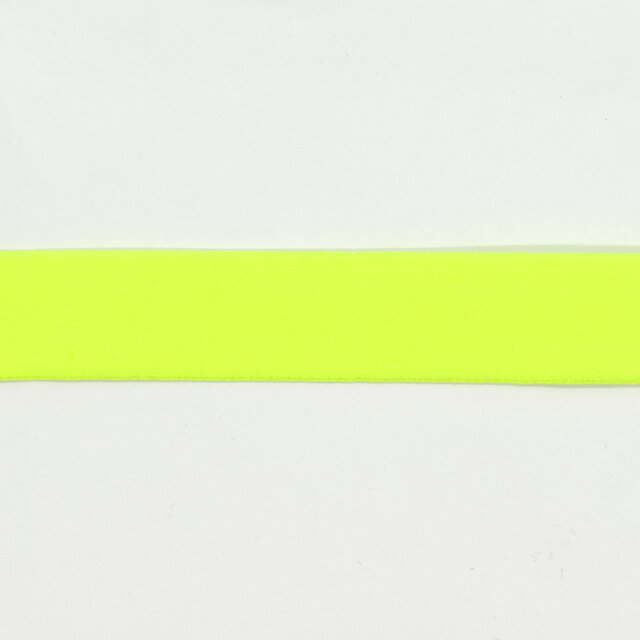 ゴムテープ ウーリーゴム カラー（HRR0018K） 25mm F14.蛍光イエロー 08Bj99_
