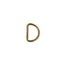 \期間限定10%OFF/ 金属パーツ Dカン/並半月 18mm G.ゴールド 4個入 08Bk99_