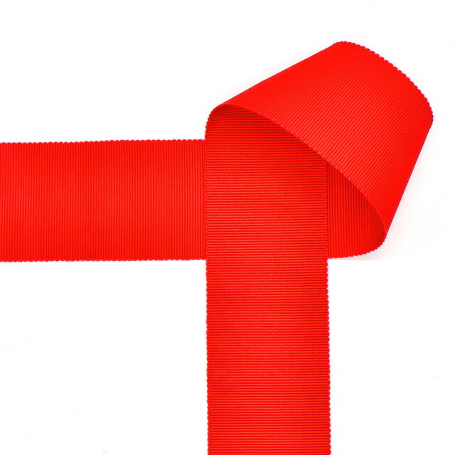 ＼期間限定20％OFF／ MOKUBA（木馬） グログランリボン（8000K） 40mm 1.レッド (H)_4b_