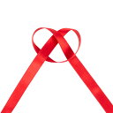 \期間限定10%OFF/ サテンリボン ダブルシルクサテン(2000) 12mm 14.レッド 07Aa99_